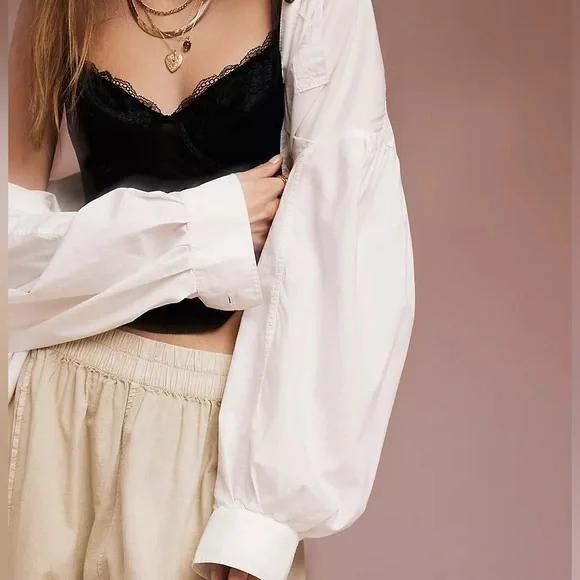 ✨HPx2✨ NWTS FP POPLIN TOP (M) - Picture 9 of 11